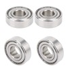 10Pcs Mini Bearing High Rotating Speed Double Shielded Machinery Parts