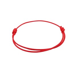 Pingyongchang Adjustable Cord Bracelet- Colorful Waterproof Nylon String Bracelets Boho Surfer Anklet for Men Women Beach Bracelet pulseras para hombres Surfer Bangle Bracelets-Red