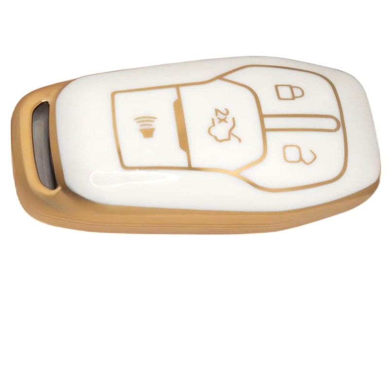 HEYEZQTY - Funda protectora de 4 botones sin llave para