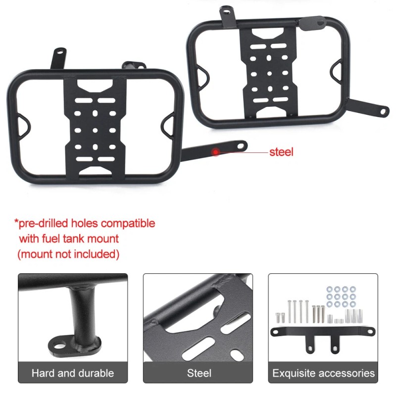 xitomer Saddlebag Bracket Side Racks Fit For Kawasaki KLX250S 09-23