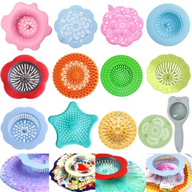 13 Pcs Acrylic Paint Strainers,Plastic Flower Strainers Silicone Pouring Drain Basket for DIY Creating Unique Patterns Art Supplies