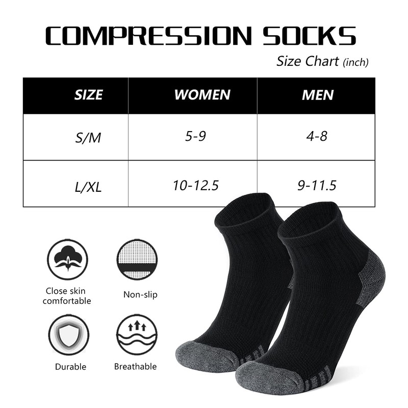 Iseasoo Copper Compression Socks for Men & Women – Plantar
