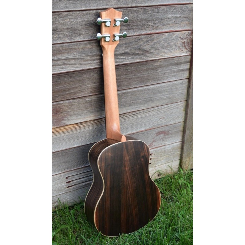 Aloha Ukulele Ebony Wood, Many Sizes, W/Wt EQ (Canadian brand)