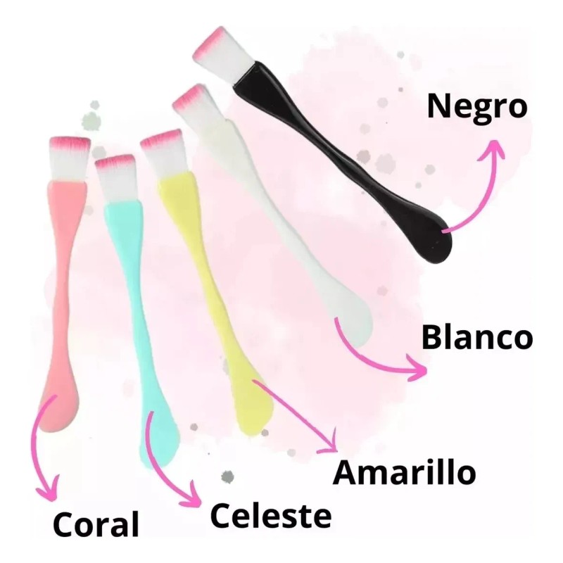Mascarilla Brocha Japonesa Aplicador Cerda