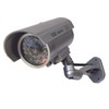 Yuarisx 8x Outdoor Dummy Security Camera Fake Flashing Infrared Bullet