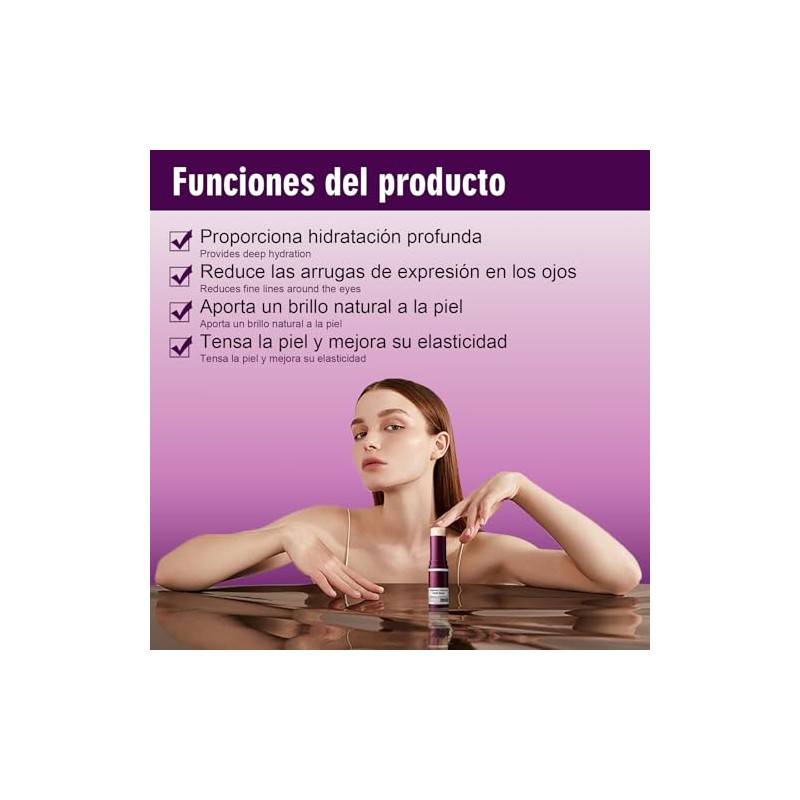 2PCS Barra Hidratante de Col?geno Anti - Envejecimiento - Compacta