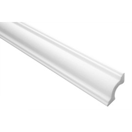 MARBET DESIGN Stucco Moulding XPS Polystyrene White - Ceiling Moulding Cornice Moulding Decorative E-28 Strips 20 Metres / 10 Strips