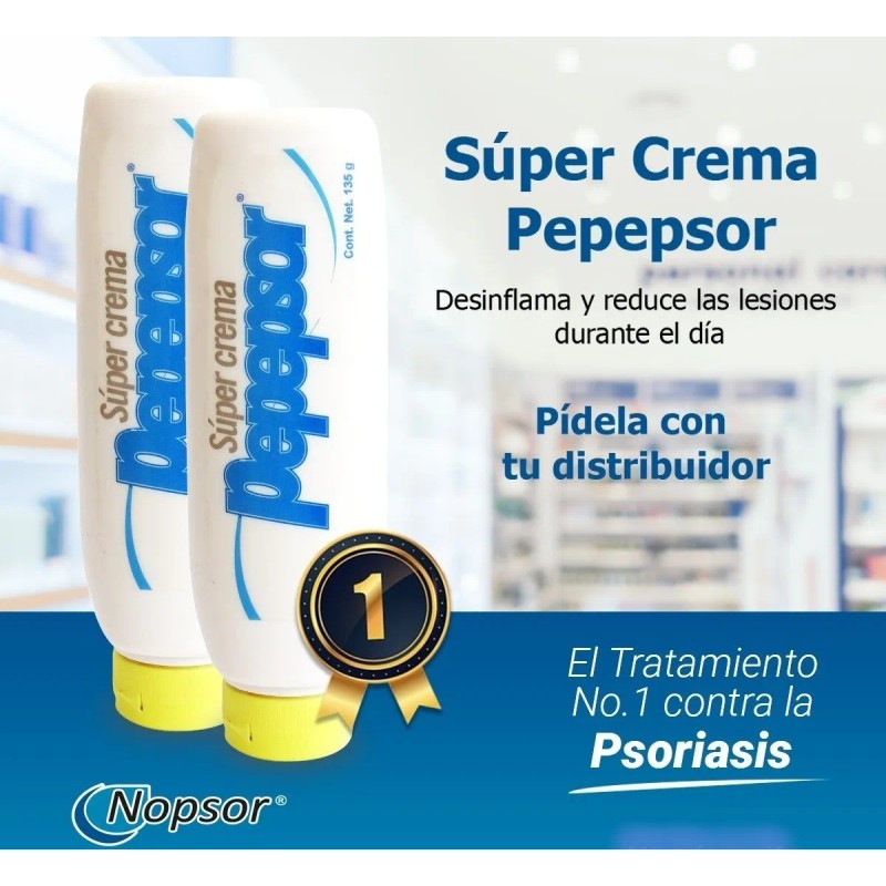 Crema Pepepsor 135 Gr Y Pomada De Noche Nopsor 125