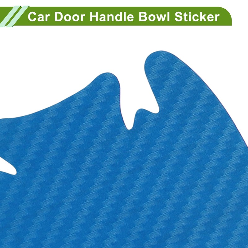 HOPESPANNER Universal 80x88mm Car Door Handle Bowl Sticker Anti-Scratches+Auto Door