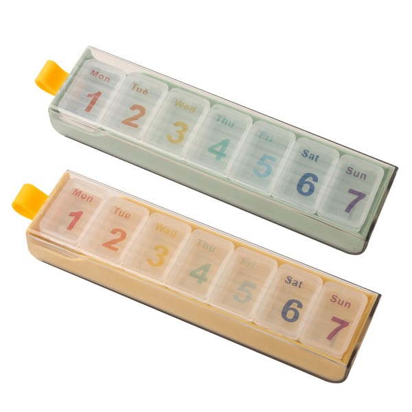 Jaslongri Pill Box 7 Days Small, Pill Box, Medicine Organiser,