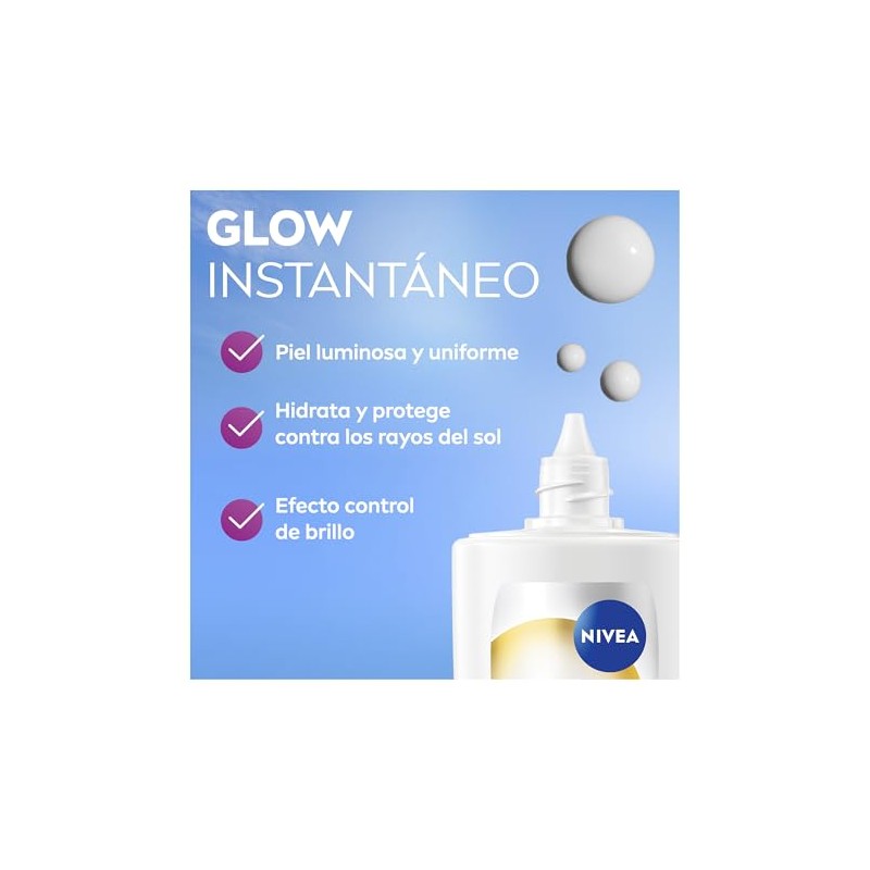 NIVEA Fluido Diario Luminous 630 Skin Glow con FPS 50,