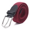 DWOY Elastic Braided Stretch Belt for Men and Women Elastic