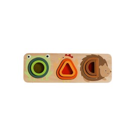 VERTBAUDET Wooden Baby Board with Animal Figures FSC® Natural
