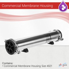 Max Water Stainless Steel Reverse Osmosis Commercial Membrane Housing 4021
