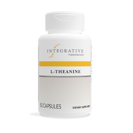 Integrative Therapeutics L-Theanine - L-Theanine to Support a Relaxed State* - Healthy Stress Response* - Vegan & Gluten-Free Amino Acid Supplement - 200 mg, 60 Capsules
