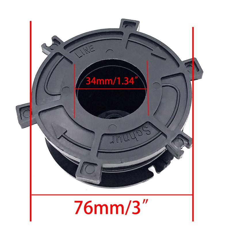 12 Sets Spool Cover Cap Spring Eyelet Sleeve Compatible with