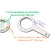 Siamp ONLY Toilet WC Flush Valve Syphon Outlet Backnut Spanner