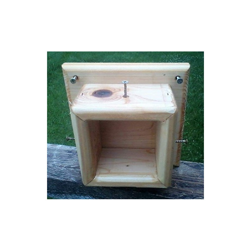 Cedar Wood 4x4 Post Mount for Large Bird Feeders or
