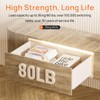 SIGOEI 15 Inch Bottom Mount Soft Close Drawer Slides Full
