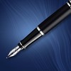Waterman Expert Fountain Pen, Matte Black with Chrome Trim, Fine