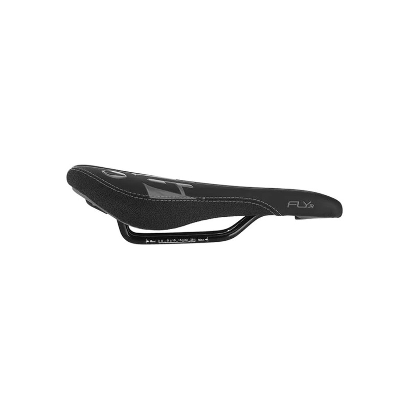 Sdg Fly Jr Saddle Steel 7 x 7 mm, Black/Red