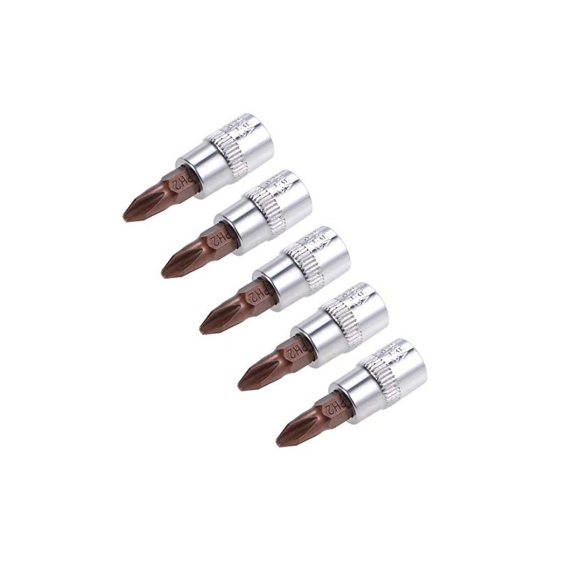 sourcing map 1/4" Drive x PH2 Phillips Bit Socket, S2