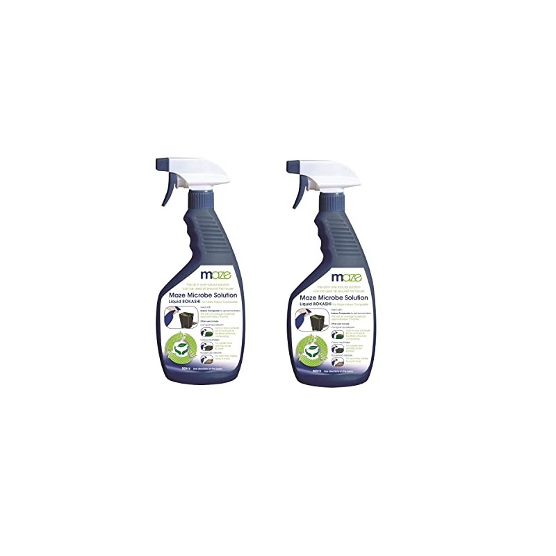 MAZE 2 Pack Liquid Bokashi Spray Bottles