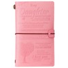 JANARARY To My Daughter Gift Leather Journal Notebook from Mom