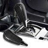 BLAKAYA Compatible with Real Carbon Fiber Black Gear Shift Knob
