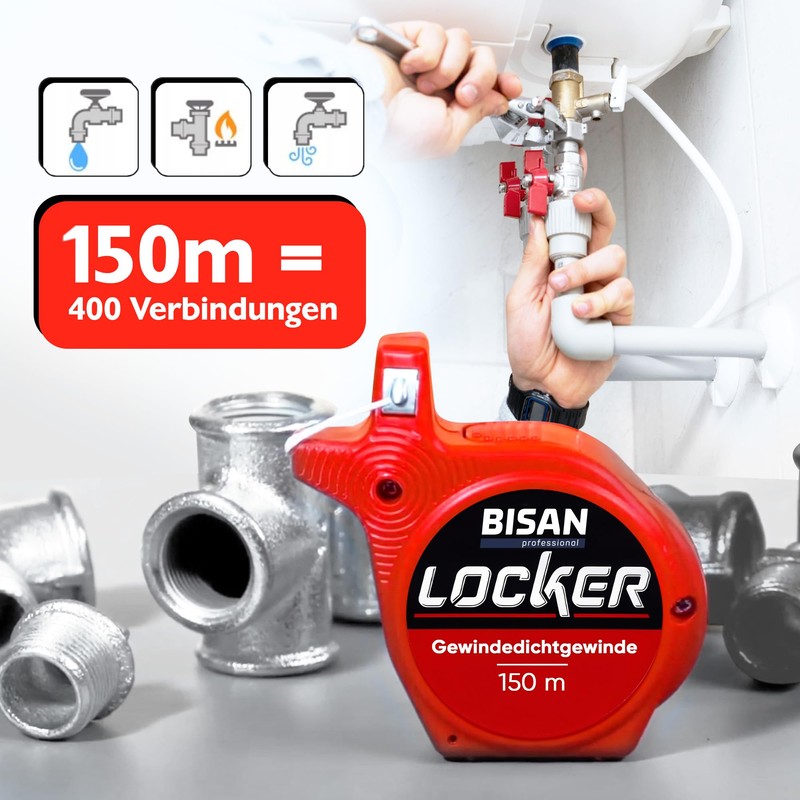 Anti Leak system for water Gas Air Pipe Sealing Cord