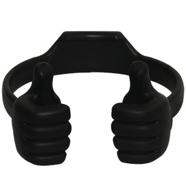 Honsky 3362525 Universal Flexible Thumb Smartphone Tablet Mount Holder - Black