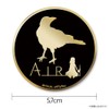COSPA AIR Metal Badge 2.2 inches (5.7 cm) Diameter Metal