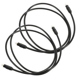Gatuida 6pcs Optical Audio Cable Audio Cable for Sound Bar Tv High Grade Pmmc for Easy to Install Design Scratch Shock