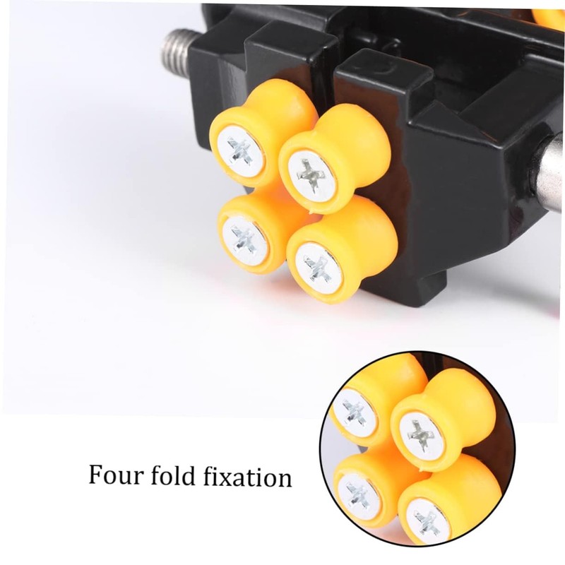 Tofficu Suction Cup Walnut Carving Vise Rotatable Table Clamp for