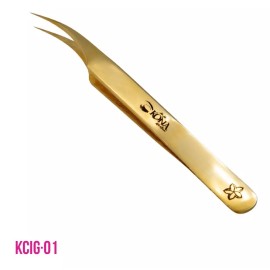 Kona Lashes Pinza Para Aislar Gold Kona Lashes Extensiones Kcig·01