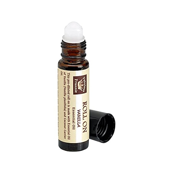 Fabulous Frannie Vanilla Essential Oil Blend Roll On 10ml Made with Vanilla Essential Oils and Coconut Carrier Oil.