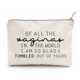 Mother's Day Gift From Daughter Makeup Case Funny Gift For Mom Best Mom Present From Son Mom Gift Idea Toiletry Bags Best Mom Ever Funny Mother's Day Gifts