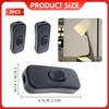 3-Pack Inline Lamp Cord Switches – Black Inline On/Off Toggle