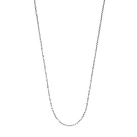 Engelsrufer Simple women's pea necklace made of sterling silver in silver, diamond-coated, lobster clasp, length: 70 cm, Sterling Silver, No Gemstone