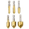 CENPEK Countersink Drill Set - 7 Pieces Countersink Drill Bit