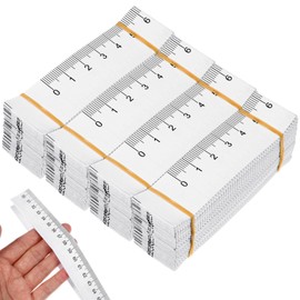 COHEALI Pack of 100 Paper Tape Measure Disposable Wound Measuring Rulers Soft Tape Measure Flexible Ruler for Sewing Bodies with Double Scale