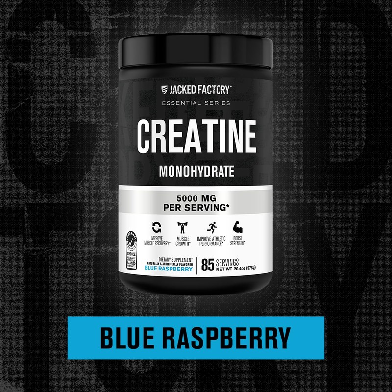 Jacked Factory Creatine Monohydrate Powder 425g - 5g Daily Creatine