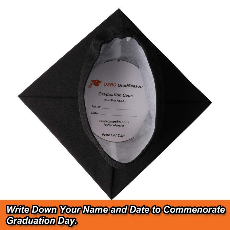 OSBO GradSeason Matte Graduation Gown Cap Tassel Set 2025 for