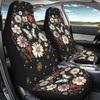 Quelytytrip Butterfly Hippie Floral Print Car Seat Cover for Women,Universal