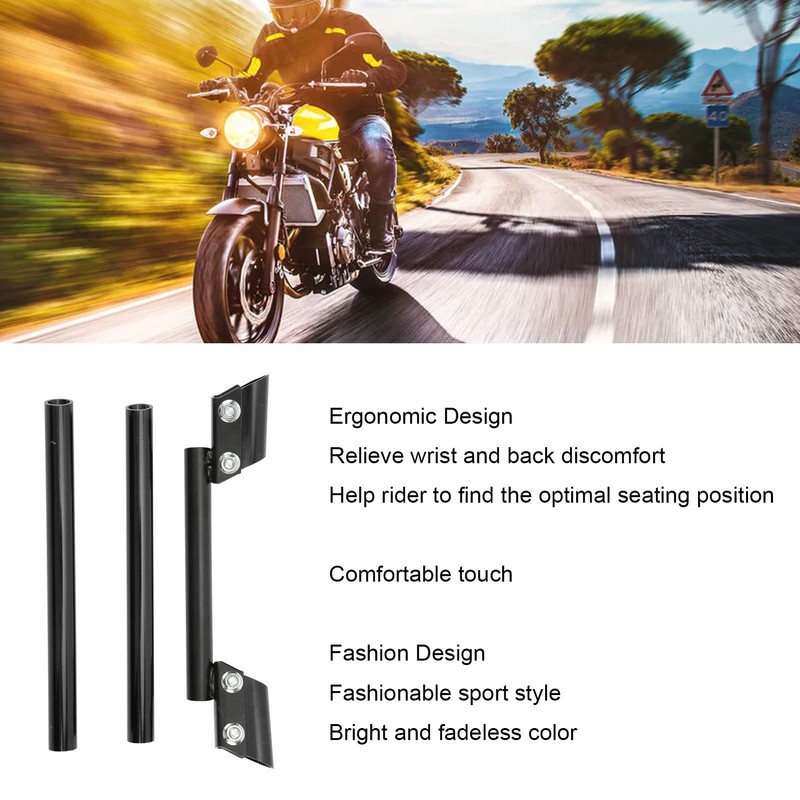 Tomotato Motorcycle Handlebar 22 mm, Universal Adjustable Scooter Handlebar for