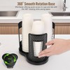 Yummy Sam 360° Rotatable Paper Cup Dispenser with 3 Compartments