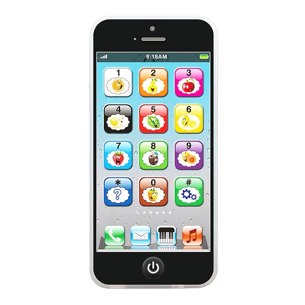 Toy Learning Play Cell Phone with 8 Functions and Dazzling