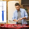 ICEL 4 Inch Paring Knife, Serrated Edge - Point Tip