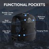 Haimont Hydration Running Vest with 2 Soft Flasks for Hiking