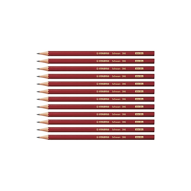 Graphite Pencil - STABILO Swano - Pack of 12 -